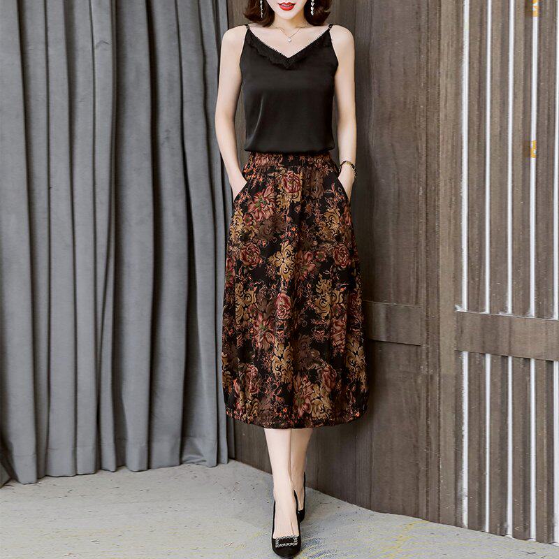 女士精品半身裙更新时间:2022年03月24日香云纱真丝半身裙女夏季高贵