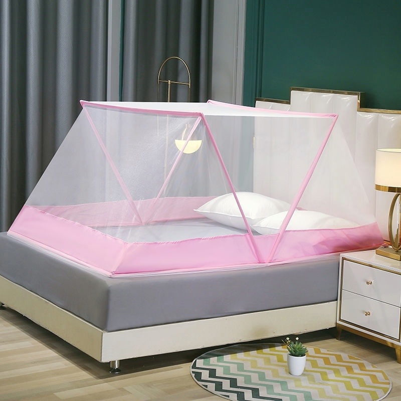 免安装蚊帐家用卧室无底可折叠拆洗便携式加厚加密网红款防蚊床帐