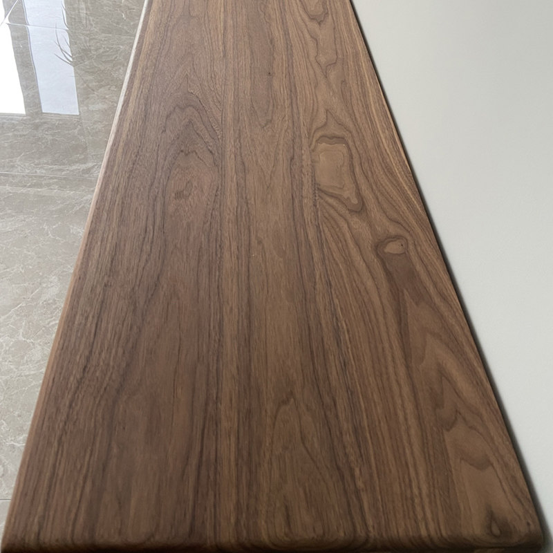 天驰居黑胡桃木板材定制书桌实木桌面板原木白蜡樱桃茶几餐桌设计