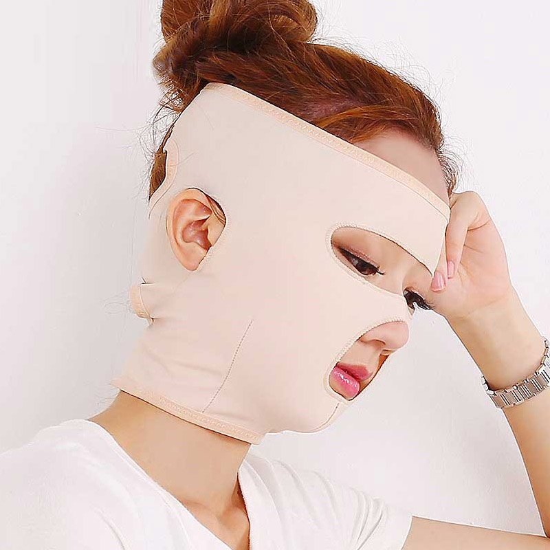瘦脸绷带v脸瘦双下巴睡眠紧致提拉瘦脸带小神器日本医用提升面罩