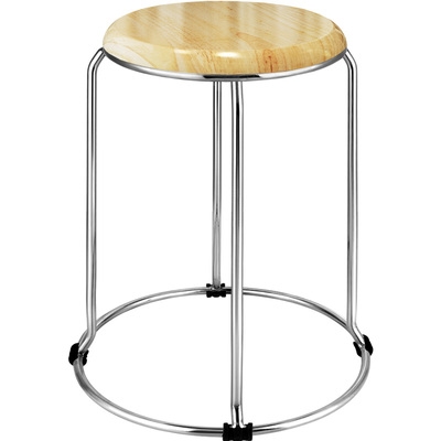 圆凳子实木餐桌凳不锈钢图片