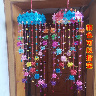 纯手工彩带风铃挂饰成品包邮浪漫情人节结婚贺礼送朋友老师情人图片