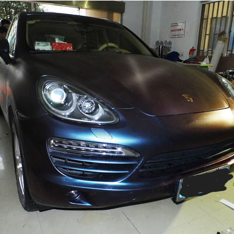 新歀汽车改色膜变色膜自动车衣变色龙汽车身贴膜内饰改色贴纸碳纤