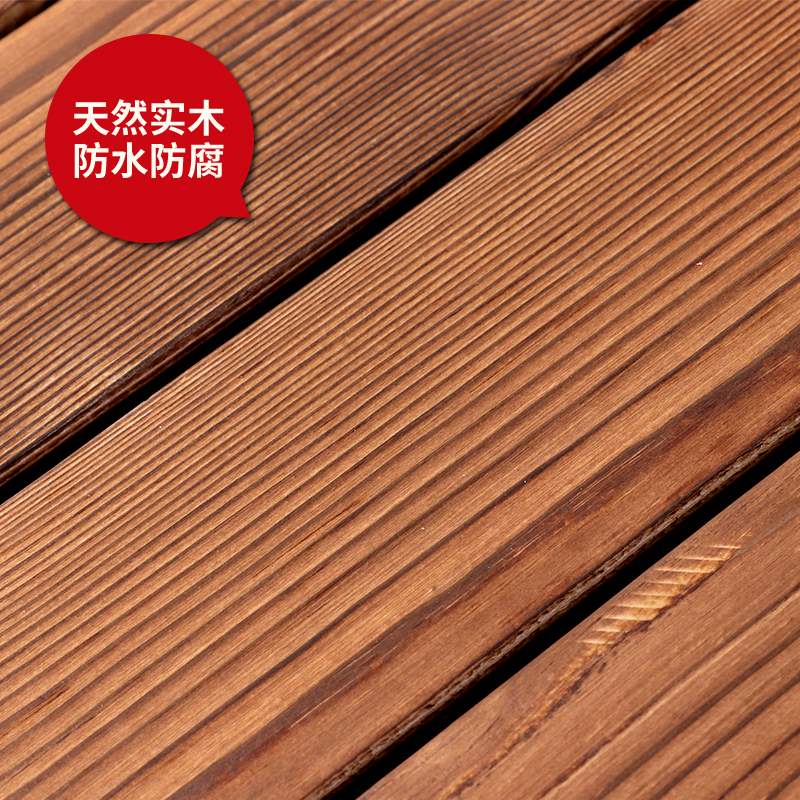 樟子松防腐木户外地板露台阳台别墅花园实木地板简易diy3060cm