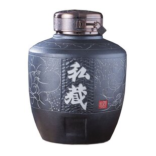土酒灌紫砂私藏酒坛空土坛子储酒罐密封土埋家用窖藏酒缸10斤20斤