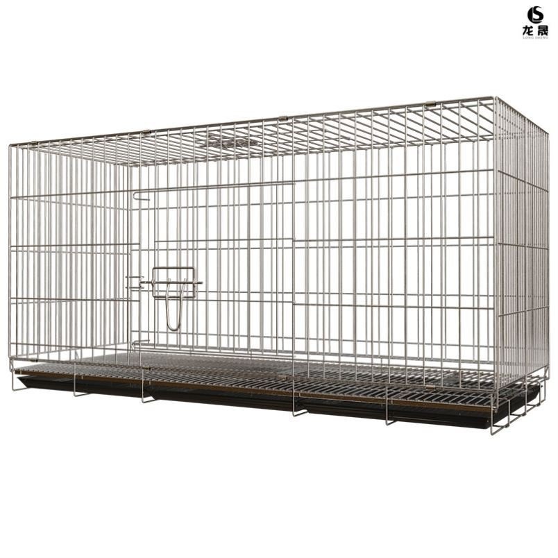 带托盘鸟用超大豪华鸡笼铁网铁丝网养殖鸽子笼加粗鸟笼子兔子笼
