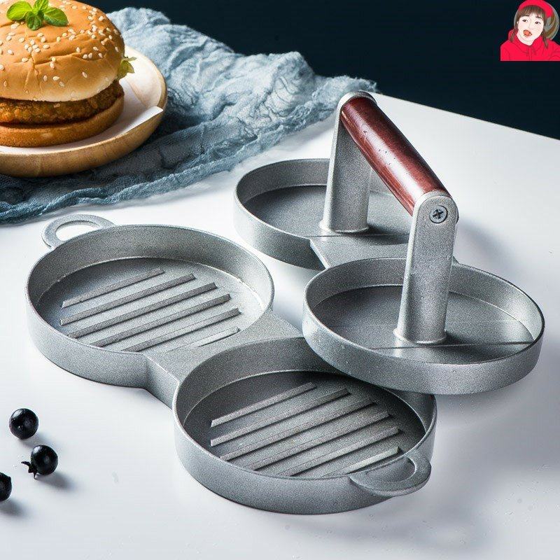 米汉堡模具_汉堡肉饼模具做饼的饭团模子花饼老式油炸磨具圆形虾饼
