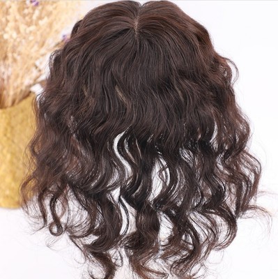 正品假发卷发片头顶补发片隐形无痕真人发丝蓬松全真发女长发遮盖