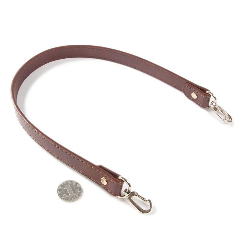 新款女包短肩带女包包配件手提带黑色短款包带子单肩带深咖啡