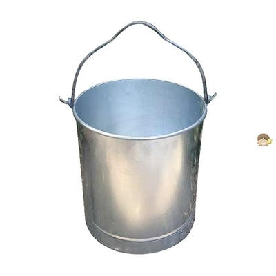 白铁皮桶大号铁桶井里吊水桶家用铁水桶钓鱼提水桶带盖洗澡手提桶