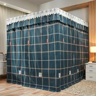 冬天保暖蚊帐加厚冬季防风冬天蚊帐保暖防风保暖遮光封闭床幔保温