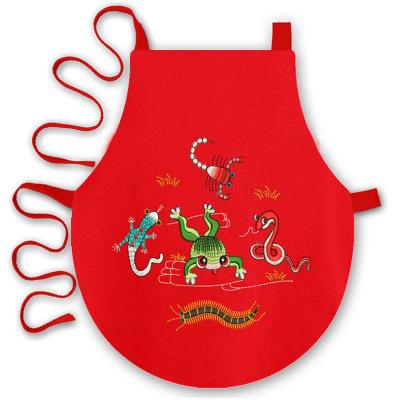 宝宝肚兜夏季薄款纯棉大红色图片