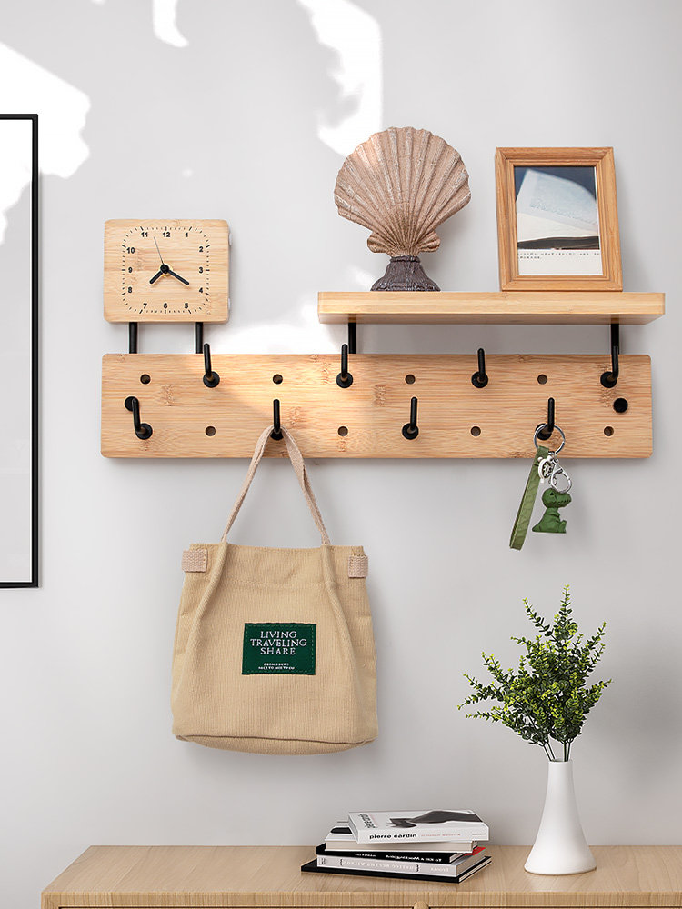 钩铁架壁挂钩墙钩衣挂挂衣排上创关衣服墙o壁意钩玄艺客厅卧室