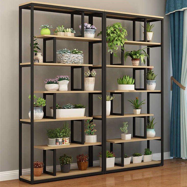 花店展示架 陈列柜_花店专用花架展示架货架展示架自由组合落地多层