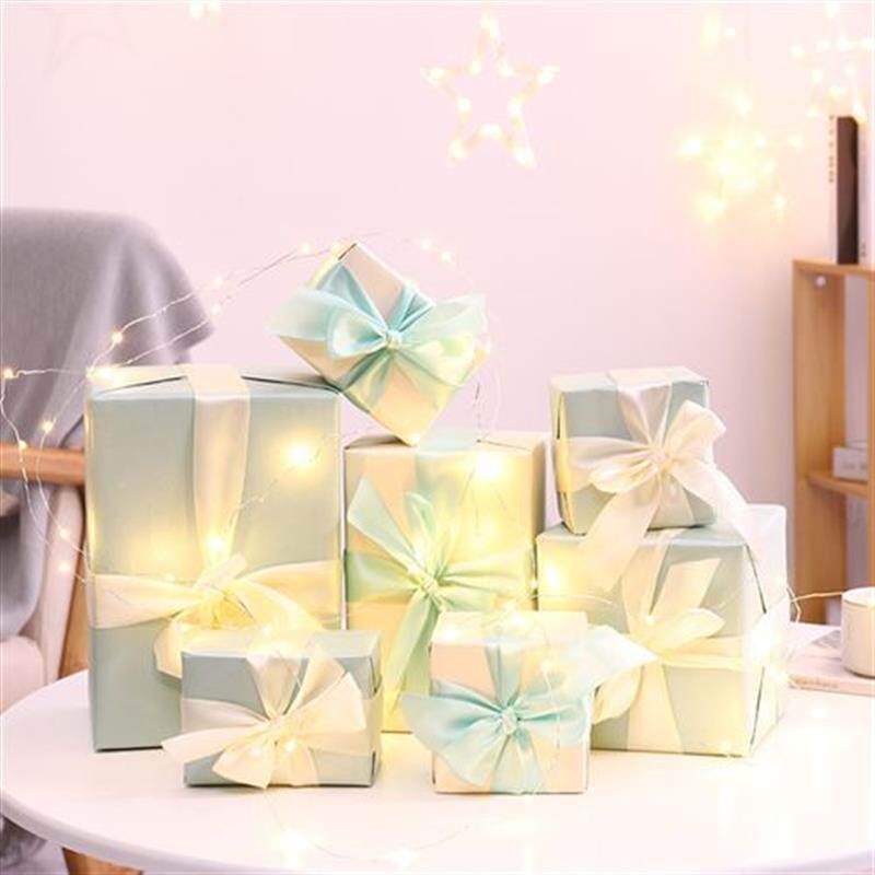 圣诞礼盒摆件圣诞树场景装饰礼品盒圣f诞节橱窗美陈布置堆头礼物