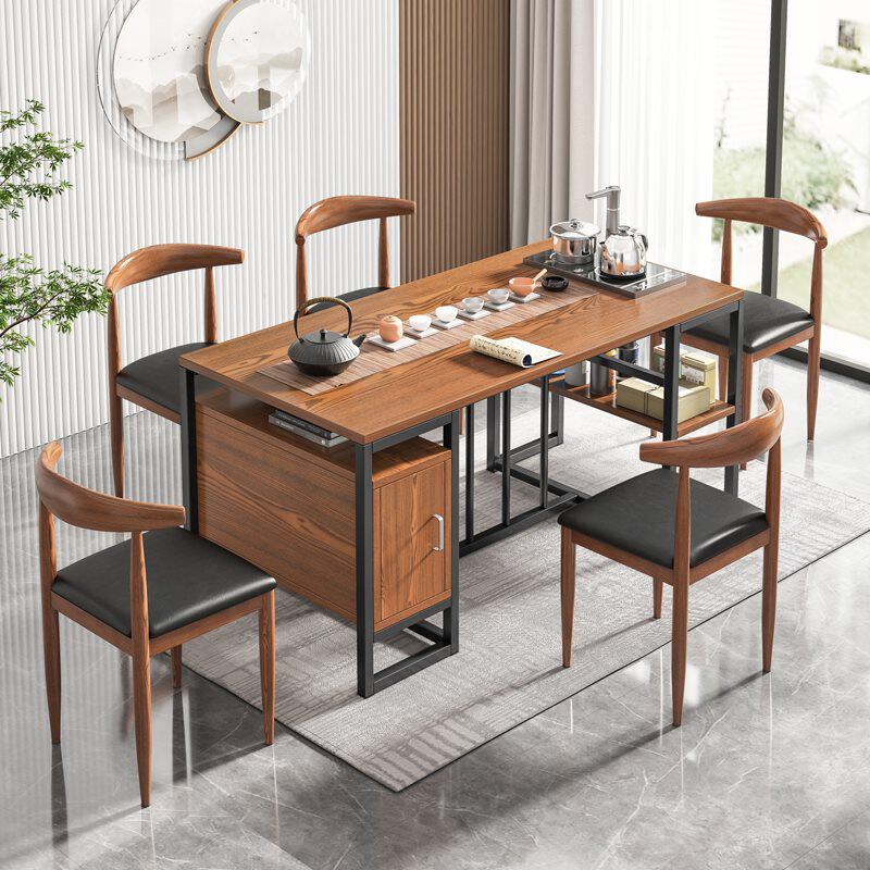 新中式茶桌椅组合家用喝茶现代简约办公室泡茶功夫茶桌禅意小茶台