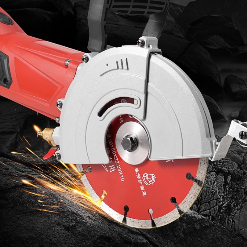 大型单片无尘开槽机墙面体混凝土石材马路水电安装切割机手提神器