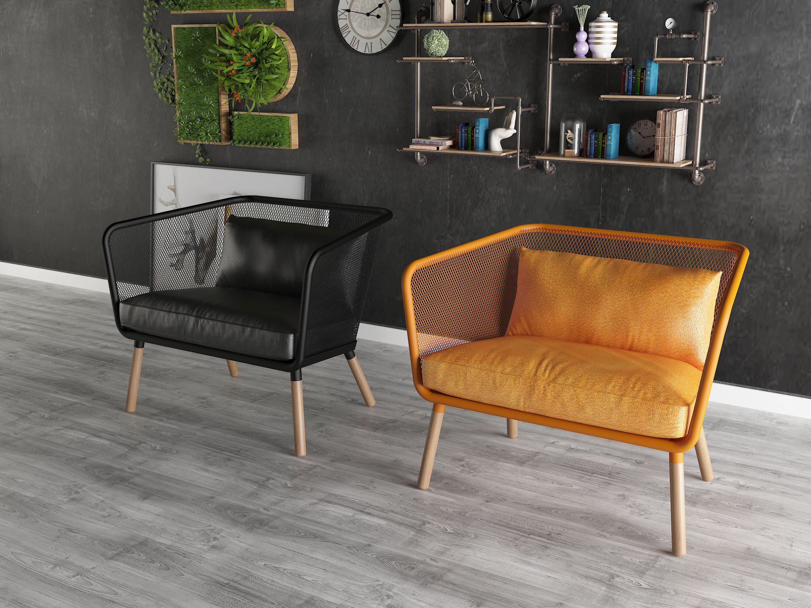 工业风沙发轻奢极简咖啡厅卡座简约美式创意复古铁艺沙发商用椅子