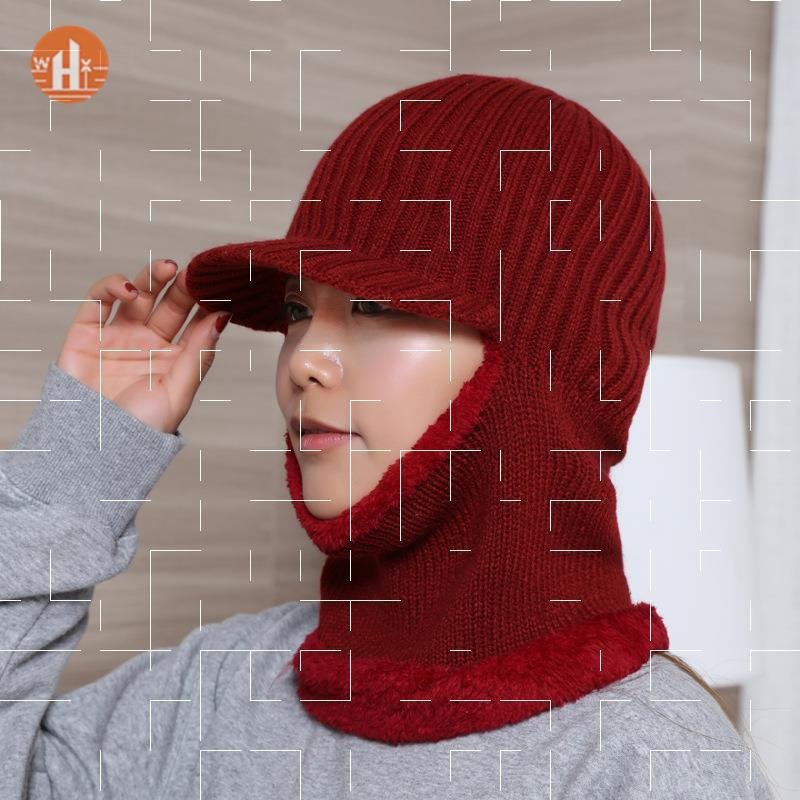 新品防冻脸罩冬季保暖p面罩男女防风帽防风寒加厚绒头套护骑电动