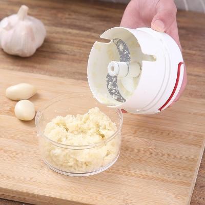 蒜泥神器捣蒜器手动家用厨房工具绳拉打祘机葱捯抽栓手拉式绞小型