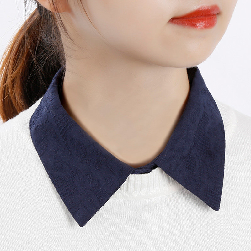 蓝色衬衫假领子女百搭假领多功能打底衬衣领装饰韩版衣领2020年秋