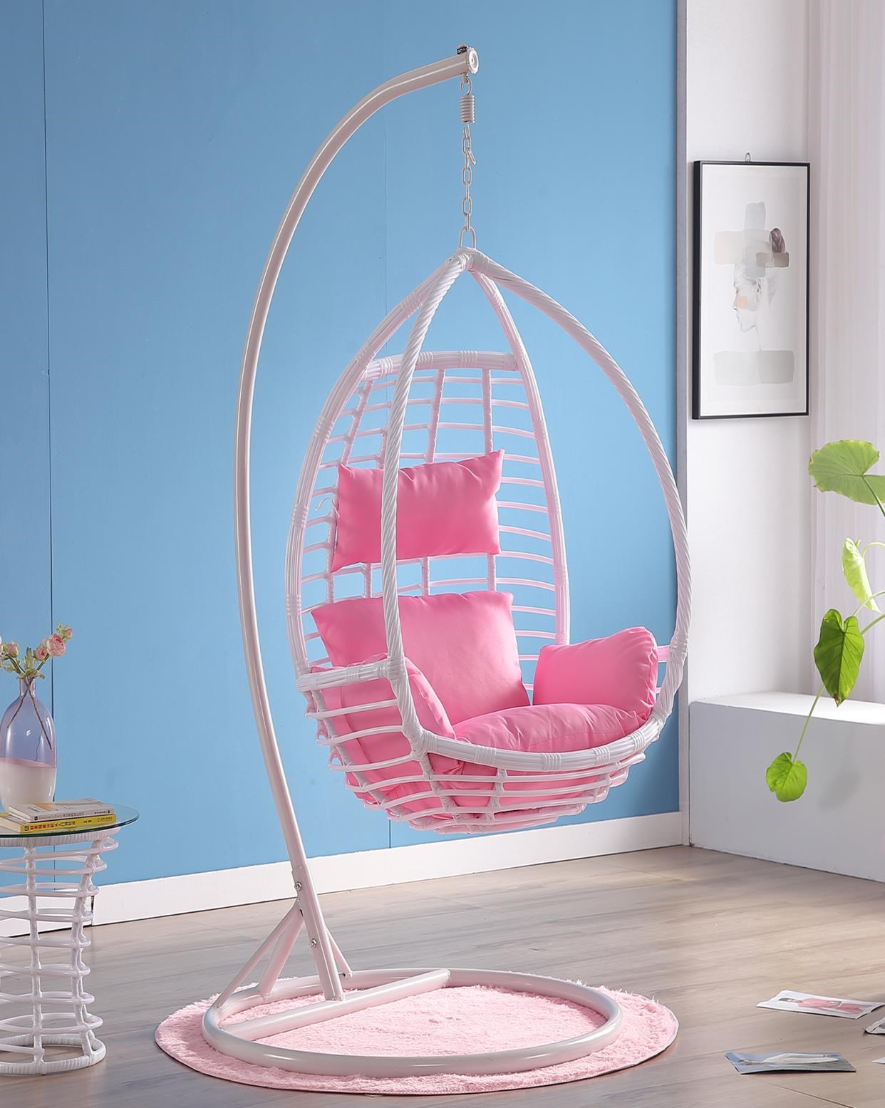 家用吊篮椅子室内摇椅阳台单人藤椅摇篮网红吊椅庭院吊床户外秋千