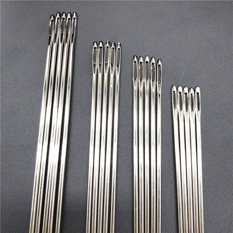 缝被子针免穿针大号家用老人专用穿针神器缝衣针盲人针手工免认m