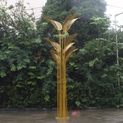 (今日8.5折)新款婚庆道具铁艺芭蕉树路引婚礼舞台x迎宾背景装饰屏风橱