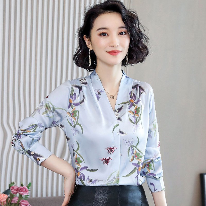 女士高档真丝桑蚕丝小上衣