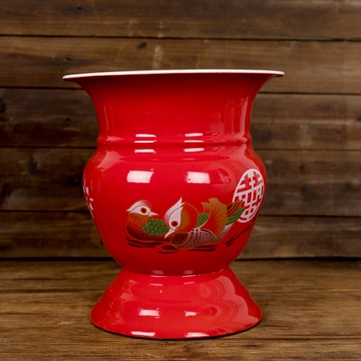 成人家用婴儿老人结婚老式婴幼儿卫生搪瓷儿童加厚盖子痰盂