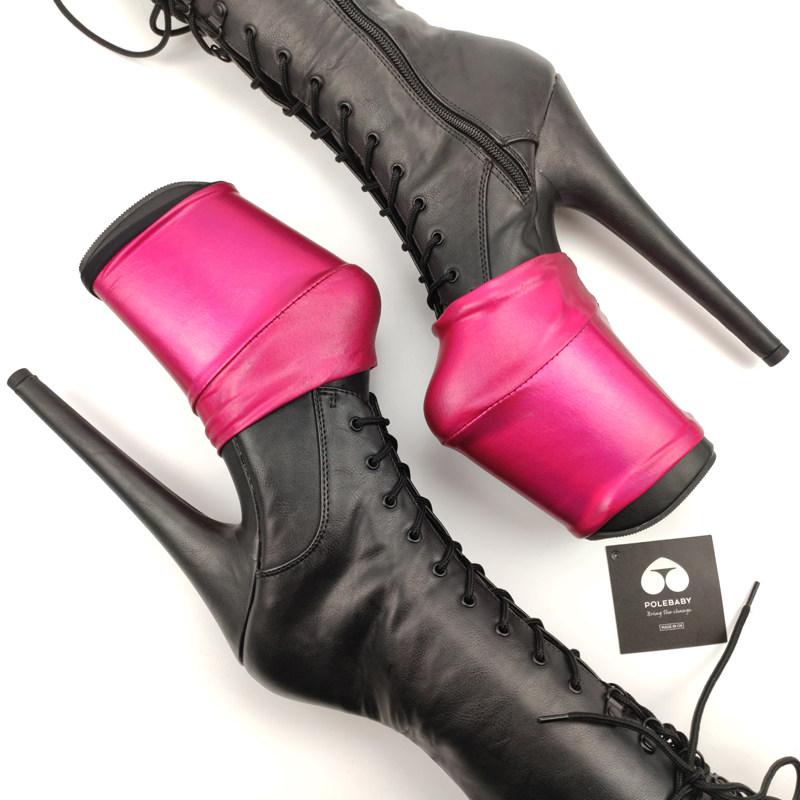 polebaby钢管舞鞋保护套镭射系列鞋套靴子长款pleaser专用包邮