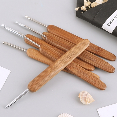 毛衣勾针手工塑料工具套装质材料包钩针针编织铝竹木家用毛线diy