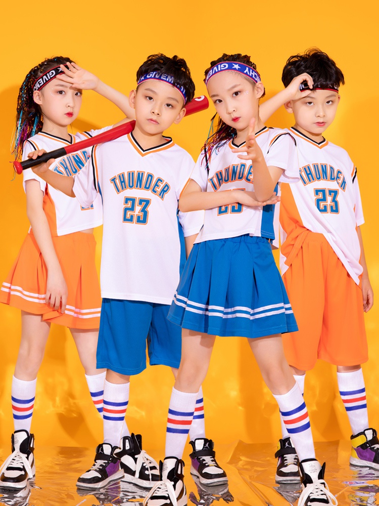 六一儿童节国风爵士舞蹈服男孩表演服街舞演出服炫酷男生幼儿嘻哈