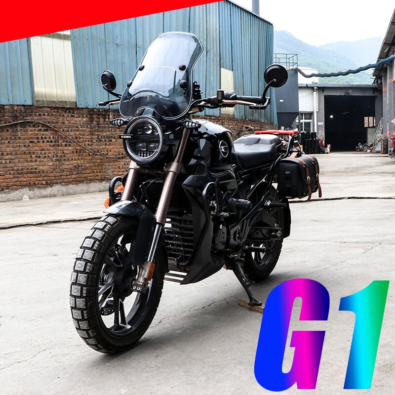 适用于升仕2020新款启典150g1摩托车茶色透明前挡风pc玻璃前风挡