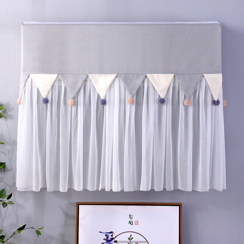 简约月子空调挂机罩防直吹开机不取卧室挂式空调挡风k帘遮风防尘