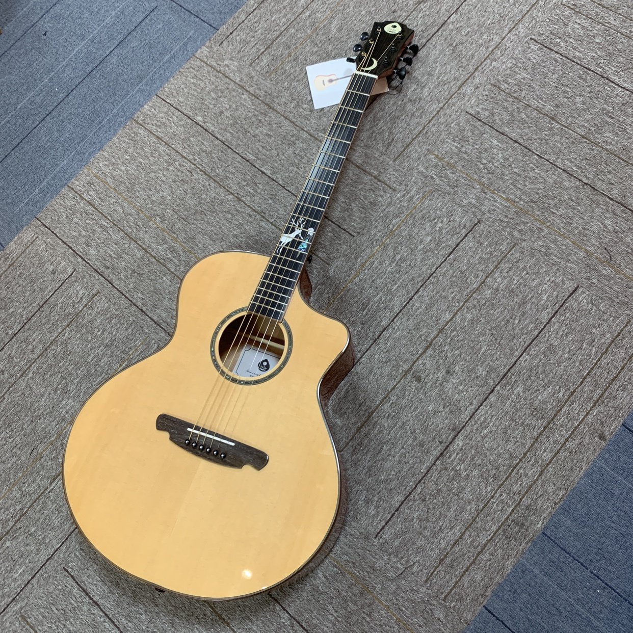 小天使桃花心木单板初q学者吉他男女新手琴民谣木吉他乐器