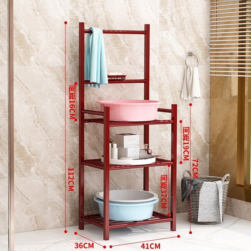 洗脸架子落地农村收纳架简约多功能g落地式家用老式脸盆架结婚架