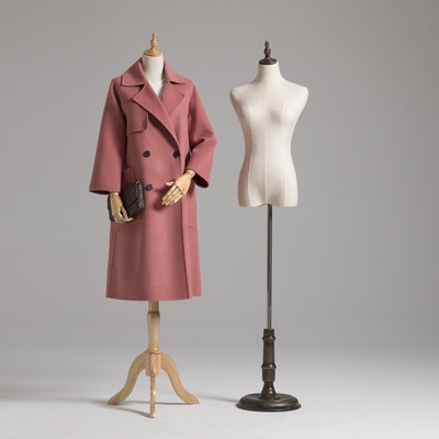 模特拍摄女道具网店摄影模特服装展示麻布模特全身女装橱窗半身