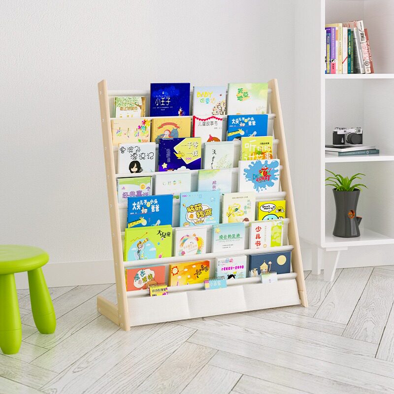 书架落地儿童幼儿小书架优惠券爱比价妈妈