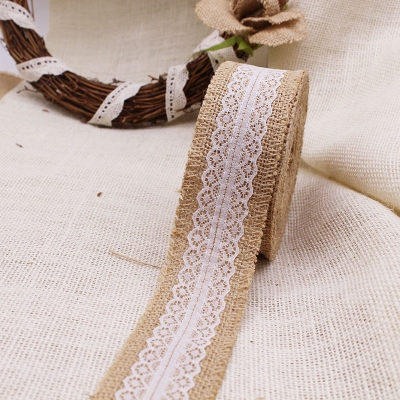 新品麻绳布条带子盒子装饰品的材料花边丝带手工材料蕾丝带diy10