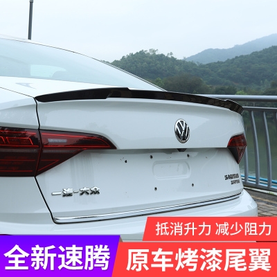 新歀适用于大众19-20-21款速腾改装尾翼装饰全新速腾r-line版运动