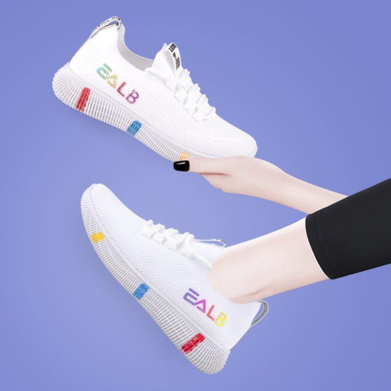 菲达运动鞋2021春夏季爆款4d飞织透气时尚休闲鞋菲荙卡登克女鞋l2