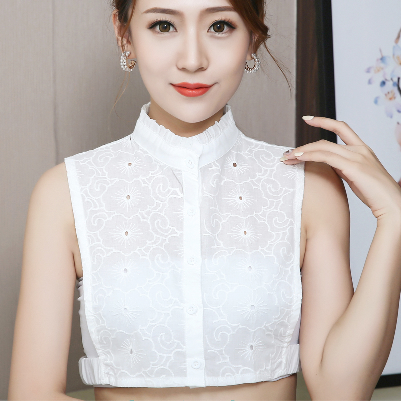 纯棉假领子女百搭假领春秋冬季韩版小立领装饰假衣领衬衣服衬衫领