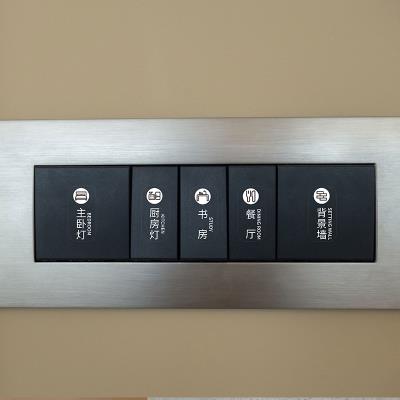 开关套欧式奢华装饰标识贴纸家用面板开关字指示标签提示创意灯