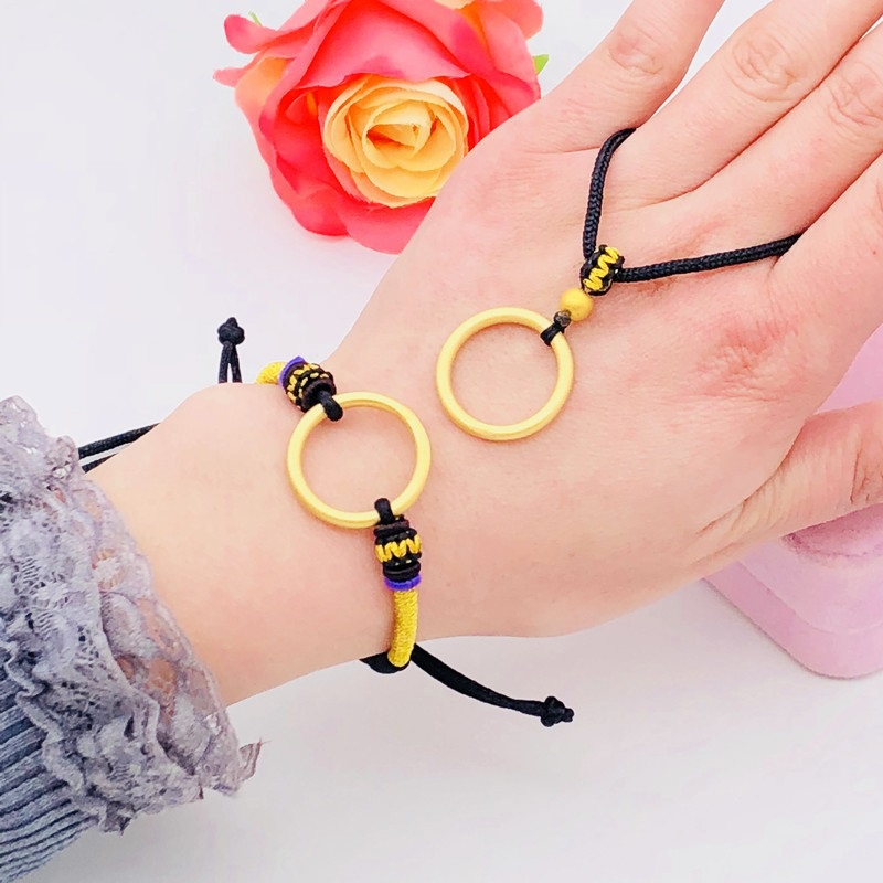 沙金古法传承素圈编织项链镀金假黄金抖音同款硬金乾坤圈首饰ly