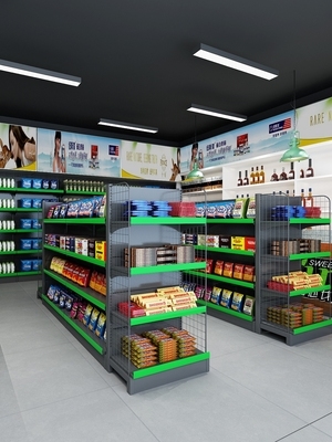 超市货架展示架便利店零食药店文具小卖部食品母婴安辰款单面双面
