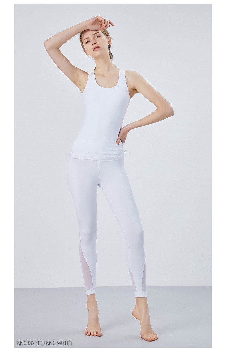 特价白色瑜伽服图片