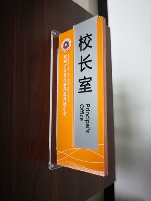 竖式科室牌可更换图片