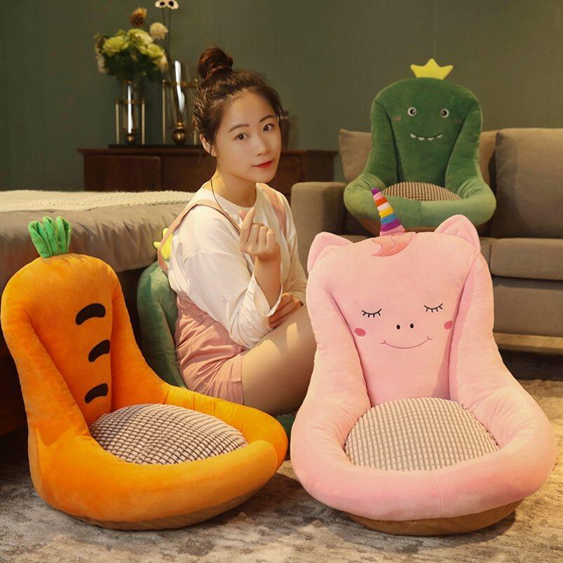 懒人垫地上软家用久坐不累坐垫夏天塌塌米女生屁股疼网红坐墩花朵