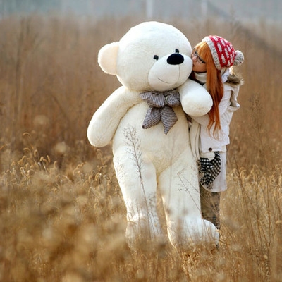 玩具熊女生抱抱熊生日1.6米图片